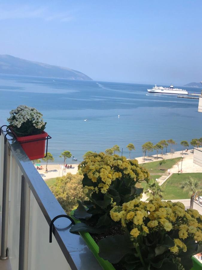 Luxury Seaview Vlora Flat Free Parking Apartment Exterior photo