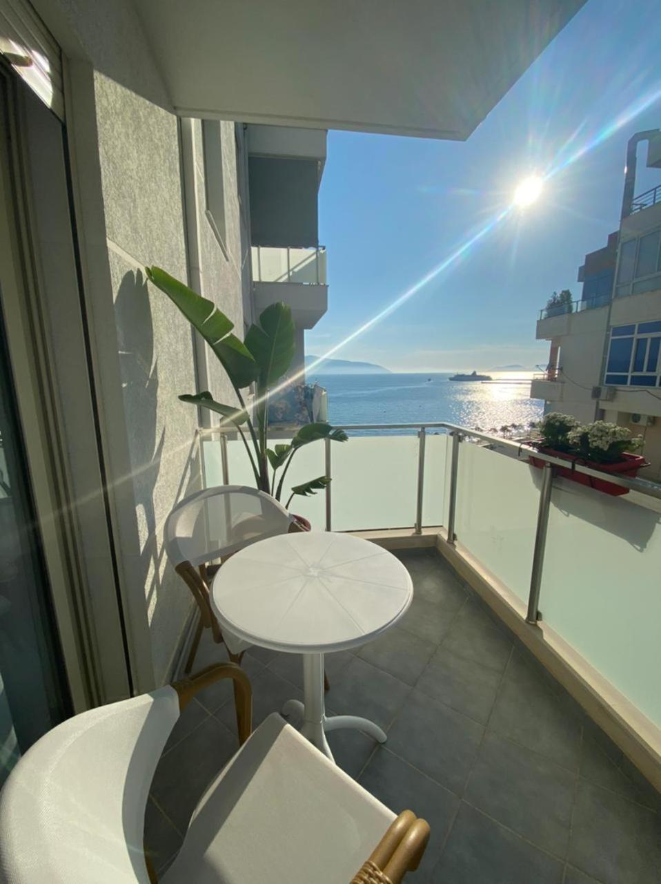 Luxury Seaview Vlora Flat Free Parking Apartment Room photo